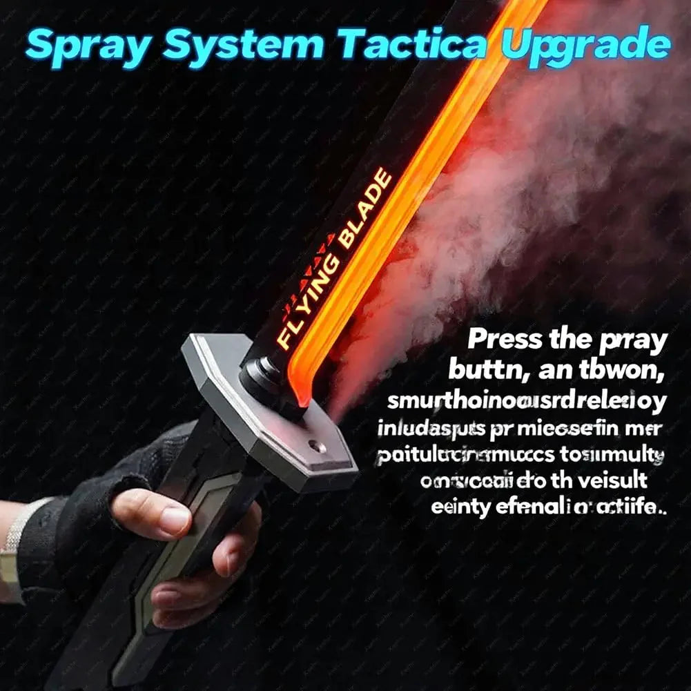 Glowing Sword with Sparks & Smoke